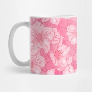 The cute pink Japanese cherry flowers Mug